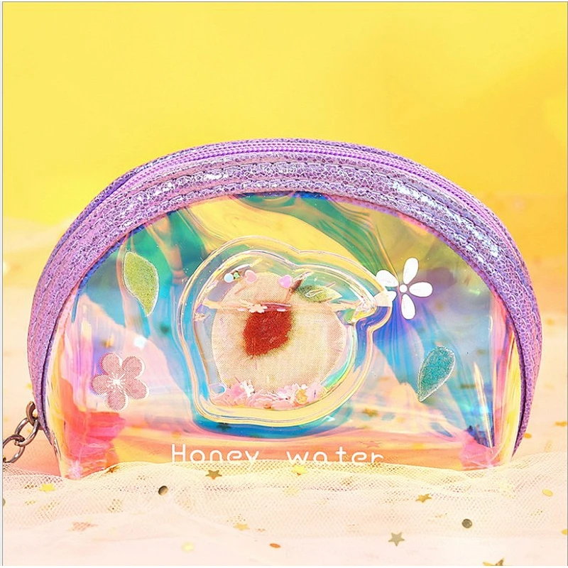 Factory direct sale fruit simple coin purse laser key small wallet Korea mini handbag wholesale