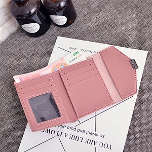 New Trendy Lovely Mini Wallet Purse Girl Fancy Short Wallets