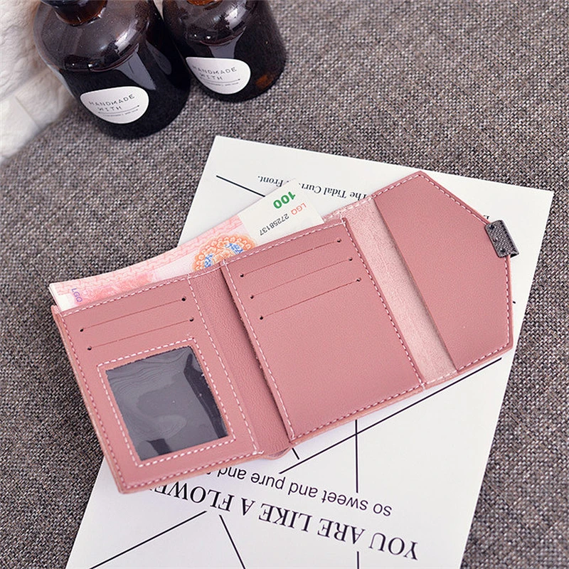 New Trendy Lovely Mini Wallet Purse Girl Fancy Short Wallets