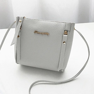 Factory Direct Handbags New Students Korean Messenger Small Bags Soft Leather Lychee Pattern Female Crossbody Bag