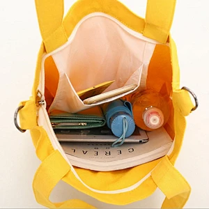 New Fashion Canvas Shopping Shoulder Handbags Students Canvas Bag Tote Bag
