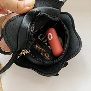 2020 New Spring Fashion Single-Shoulder Mini Hand Bag Girl Pu Leather Children School Flower Cross Body Bag
