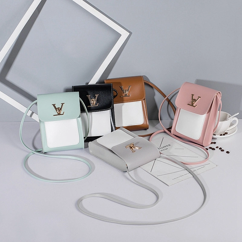 Korean New Multifunctional Mobile Phone Bag PU Mini Shoulder Crossbody Bag