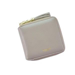 Simple custom design hand purse  PU  leather purse small wallet women