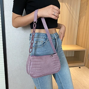 2020 Hot Sale Fashion Trends Shoulder Bag For Ladies Crocodile Leather Handbags Women Bags