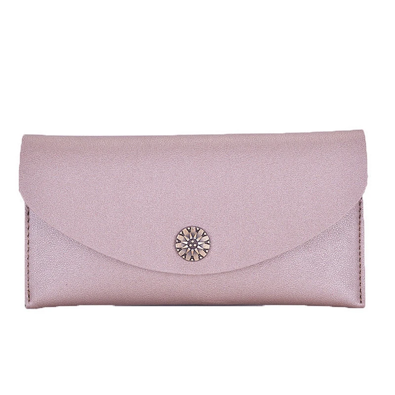 Women PU Leather Purse Long Popular Fashion Lady Wallet