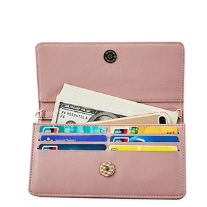Alibaba supplier wholesale new Korean long wallet women two fold cartoon lady wallets