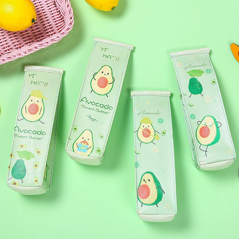 Cartoon Milk Box Pencil Case Avocado Pencil Case Creative Student Pencil Case For School