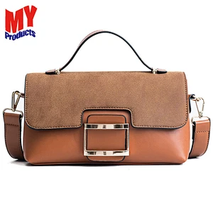 2019 Wholesale fashion crossbody bag genuine leather handbag for women