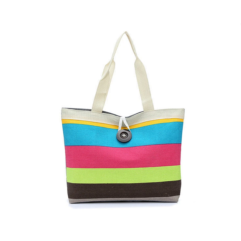 Plain Canvas Bag Shoulder Reusable Shopping Bag