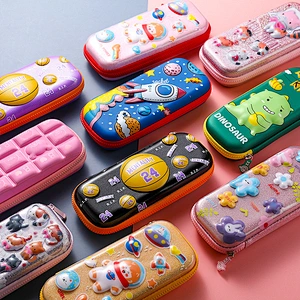 Cartoon EVA Pencil Case 3D Stereo Waterproof Pencil Case Creative Student Children Multifunctional Pencil Case
