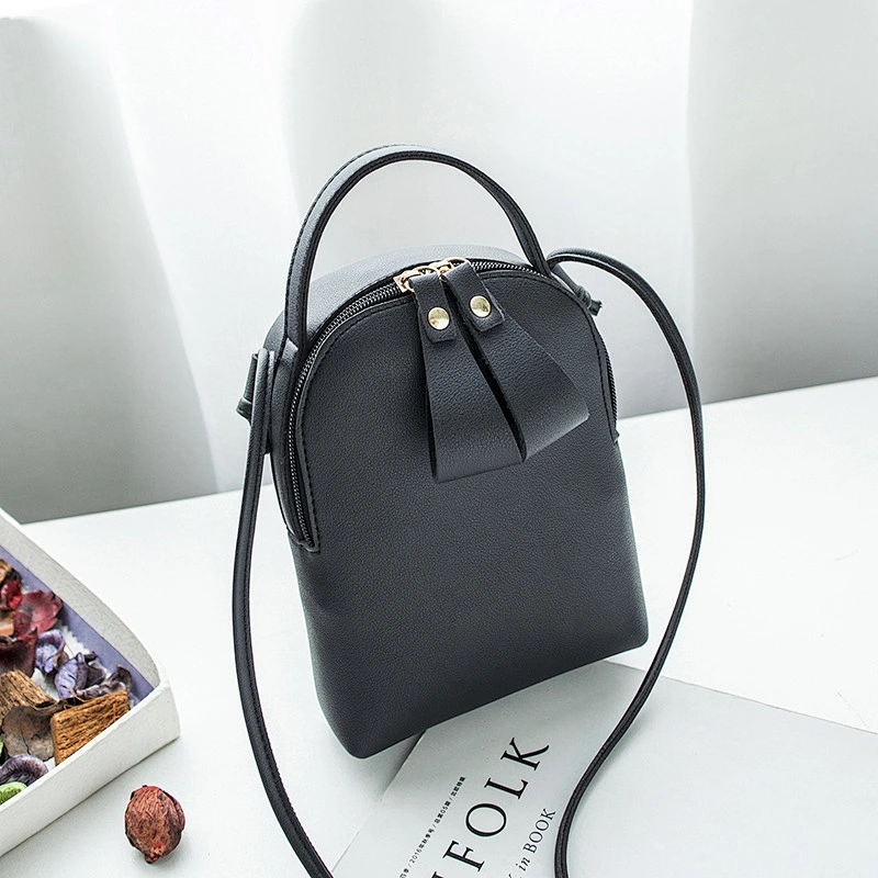 Popular Fashion Ladies' Portable Small Bag Solid Color Messenger Bag Ladies Change Mobile Phone Bag
