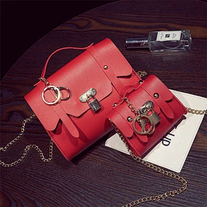 PU Leather Handbag Girls Sweet Princess Bags Children Shoulder Bag