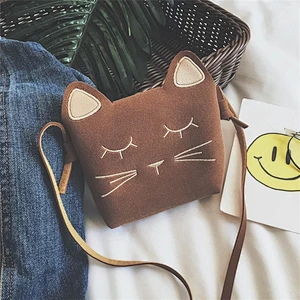 Children Bag Cute Girl Shoulder Bag Little Mini PU Bag