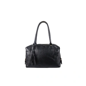 Large Capacity Black Contracted Elegant Ladies Travel Handbag