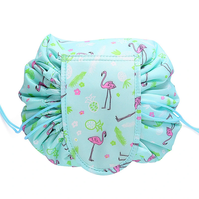 Simple Easy Carry On Cord Bag Organizer Waterproof Lazy Travel Cosmetics Foldable Drawstring Pouch Bag
