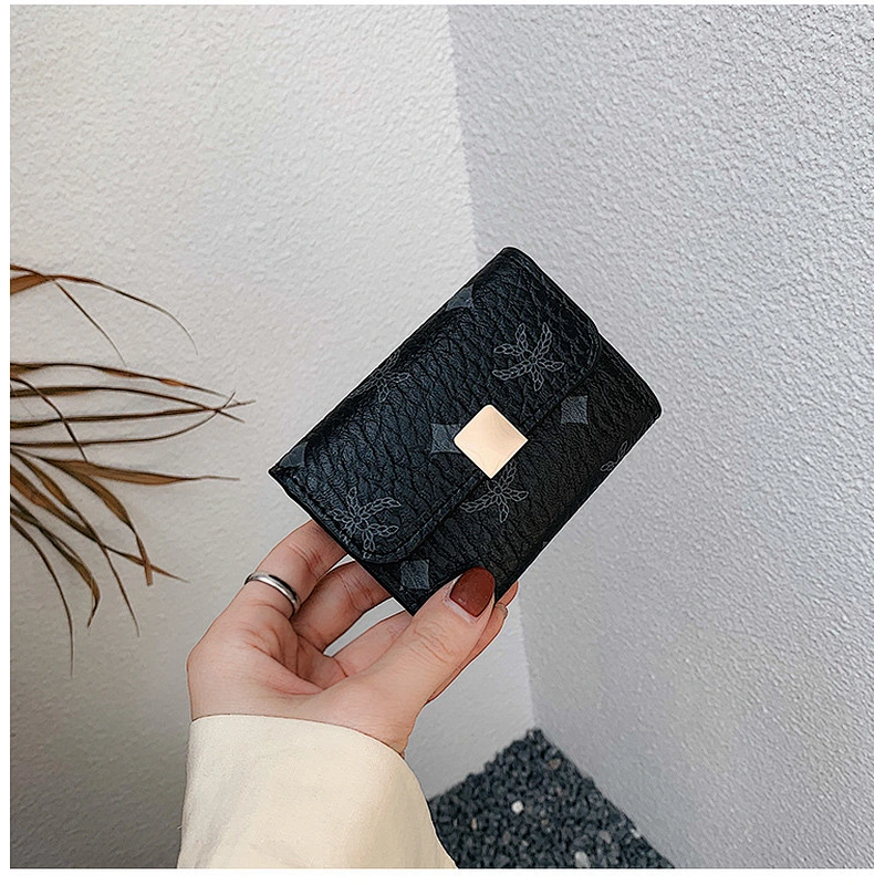 2020 New Organ Card Holder Ladies Fashion Multi-Card Position Business Card Holder Zipper Coin Purse Bag