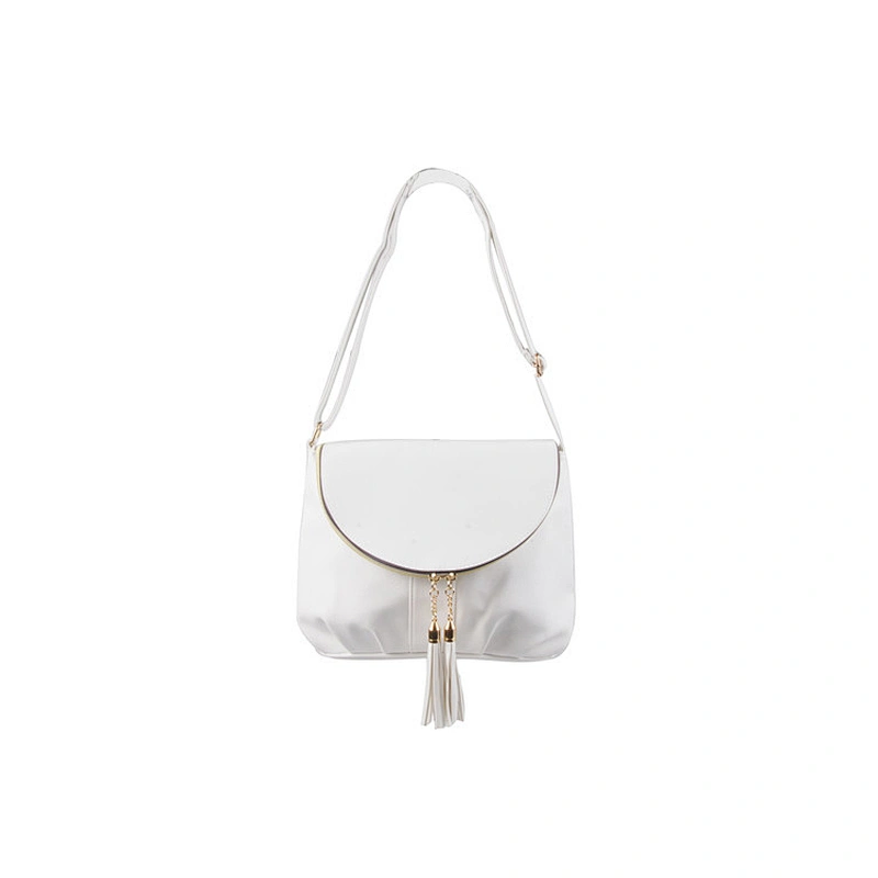 New Arrival PU Single Shoulder Bag Fashion Design Lady Tassel Pendant Tote Bag
