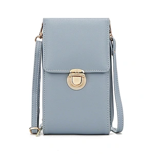 Korean Style Female New Trendy Wild One-Shoulder Messenger Bag Summer Mini Vertical Female Mobile Phone Bag