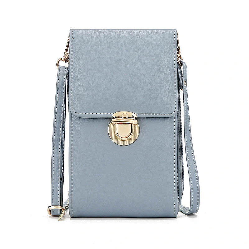 Korean Style Female New Trendy Wild One-Shoulder Messenger Bag Summer Mini Vertical Female Mobile Phone Bag