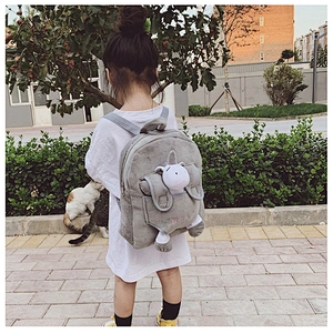 Wholesale Children Boy Girl School Bag Zoo Animal Kid Backpack Plush Toy 3d Cartoon Backpack