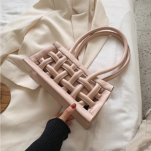 Solid Color Leather Hollow Out Retro Simple Portable Girl Shoulder New Arrival Female Bags Women Handbags Lady Hand Bag