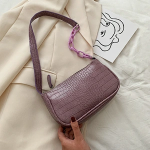 2020 Hot Sale Fashion Trends Shoulder Bag For Ladies Crocodile Leather Handbags Women Bags