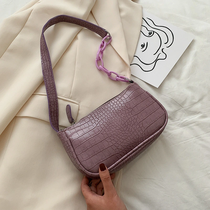 2020 Hot Sale Fashion Trends Shoulder Bag For Ladies Crocodile Leather Handbags Women Bags