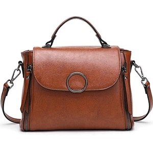 2020 Small Wholesale Fashion Women Shoulder Bags Elegant Pu Leather Lady Vintage Leather Retro Handbag