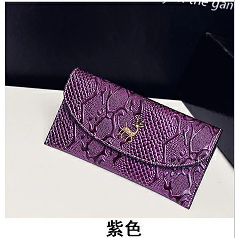 Fashion Customized PU Hinge Purse/Women Wallet