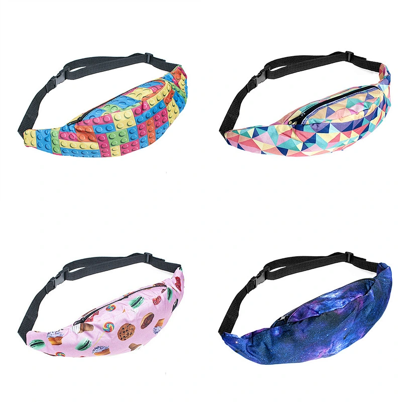 Ultralight multifunctional running bag single shoulder diagonal travel Oxford cloth sports waist bag
