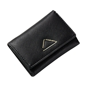 Wholesale alibaba new arrival high quality purse wallets for women fashionable 3 fold wallet