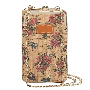 Fashion Wood Grain Women'S Shoulder Bag Chain Mobile Phone Bag Ladies Shoulder Messenger Bag