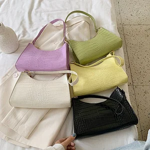 Women Handbag Retro Vintage Small Triangle Square Bags Leather Shoulder Bag Solid Color Tote Bag