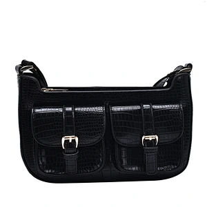 Retro Crocodile Pattern Simple Underarm Bag 2020 Summer New One Shoulder PU Leather Bag