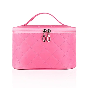 2020 Cosmetic Box Female Quilted Cosmetic Bag Women Large Capacity Storage Handbag Travel Makeup Case