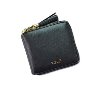 Simple custom design hand purse  PU  leather purse small wallet women