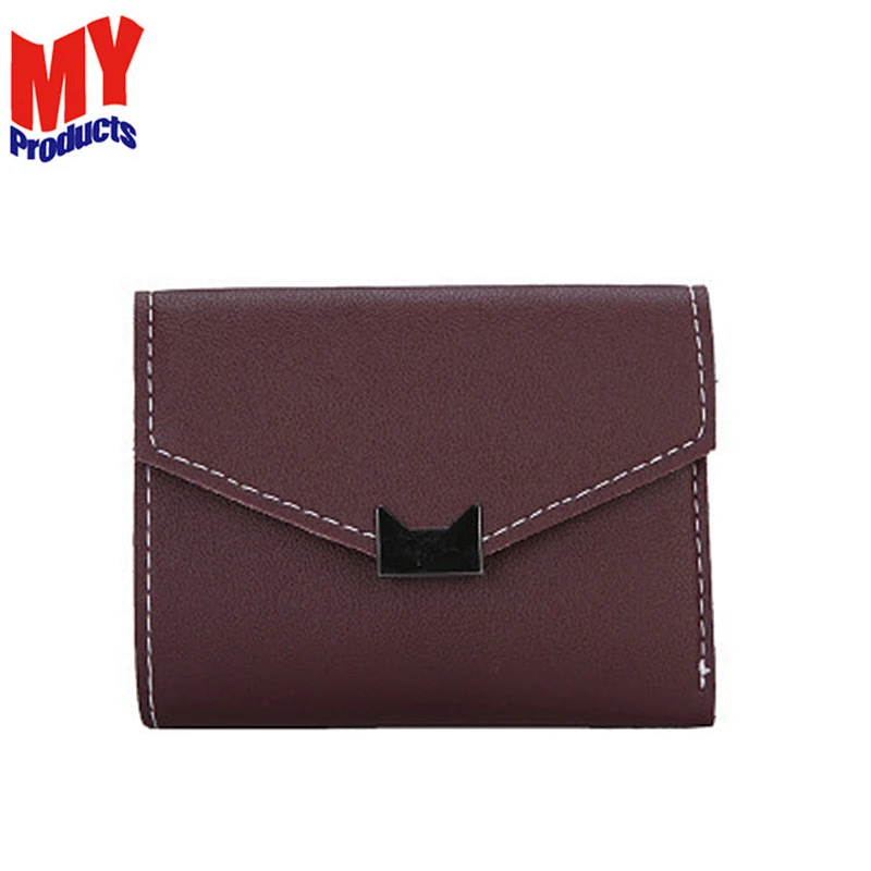 New Trendy Lovely Mini Wallet Purse Girl Fancy Short Wallets