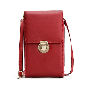 Korean Style Female New Trendy Wild One-Shoulder Messenger Bag Summer Mini Vertical Female Mobile Phone Bag