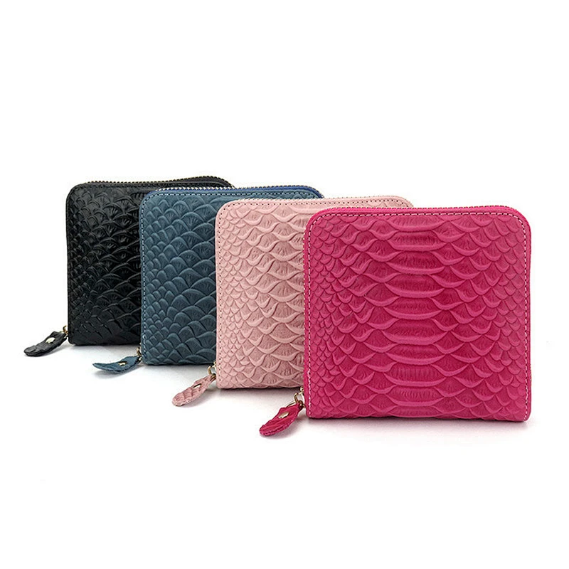 Cheap Promotional cute mini wallet fashion PU Leather women short wallet minimalist wallet