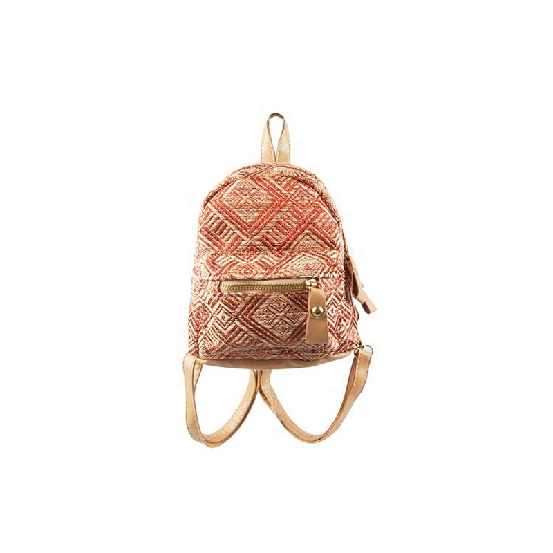 2019 New Style Lower Price Custom Polyester PU Fashionable School Bag Backpack Leisure