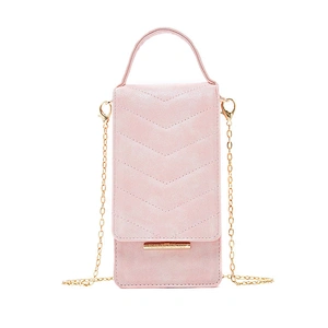 Wholesale Ladies Shoulder Bag Fashion Multifunctional Messenger Bag PU Chain Ladies Mobile Wallet