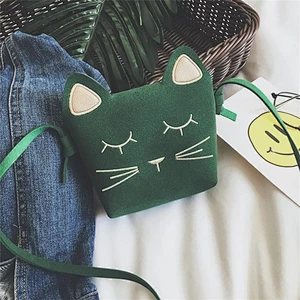Children Bag Cute Girl Shoulder Bag Little Mini PU Bag
