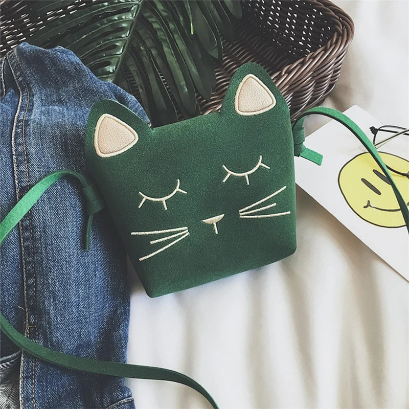 Children Bag Cute Girl Shoulder Bag Little Mini PU Bag