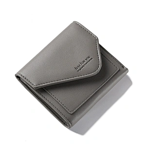 Customized Design Leather Women Travel Wallet With Zipper