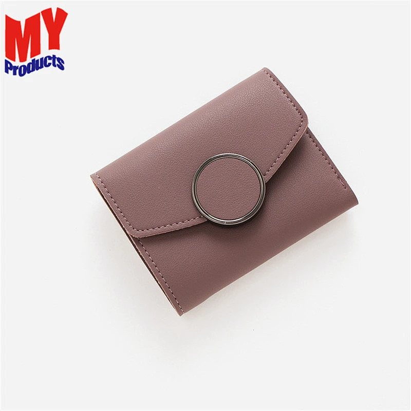 Wholesale Short Size Women Wallets Cute Girls Coin Purse Small Card Holder Wallet