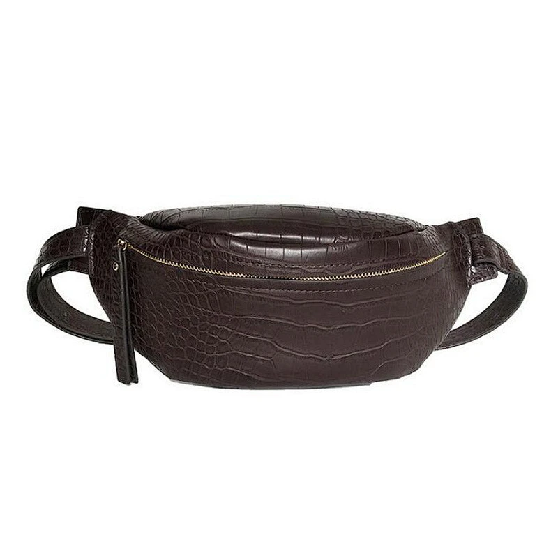 New fashion hot sell shoulder bag pu lady waist belt bag women fanny pack