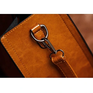 Oil Wax Leather Luxury Handbag Designer Lady Vintage Leather Handbag