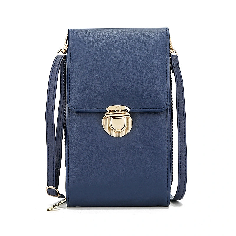 Korean Style Female New Trendy Wild One-Shoulder Messenger Bag Summer Mini Vertical Female Mobile Phone Bag
