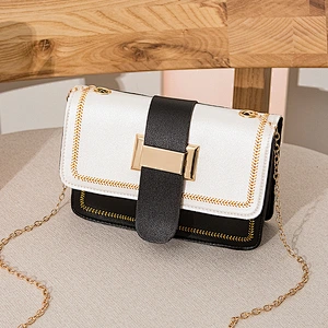 2020 Spring Summer New Korean Fashion Wild Embroidery Small Square Bag Ladies Shoulder Crossbody Bag